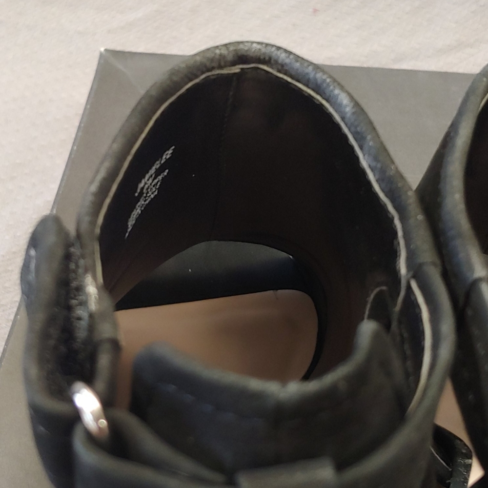 Tahari Jamie Lee Espadrille Wedge Sandal Black-6 - Picture 10 of 14
